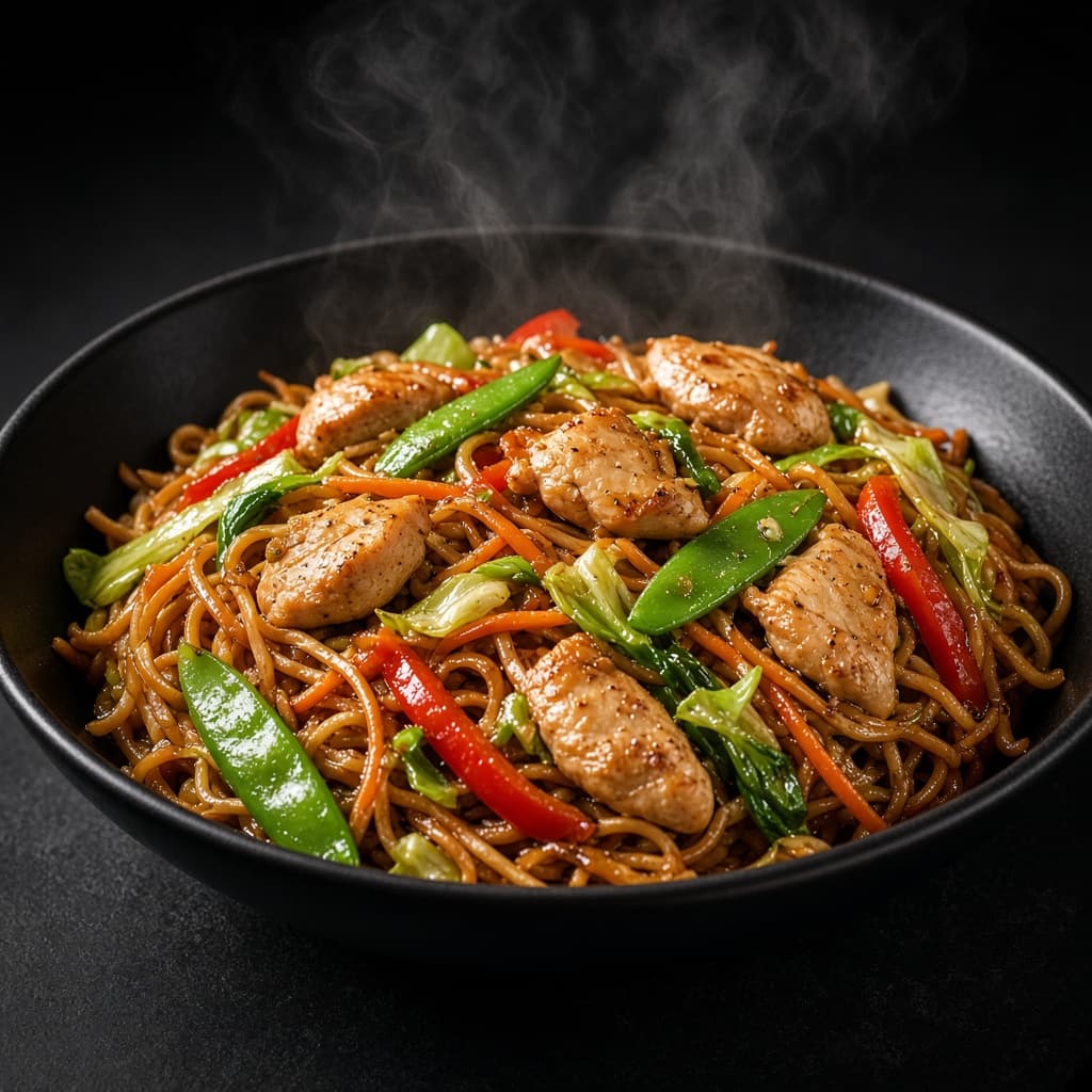 WOK с курицей